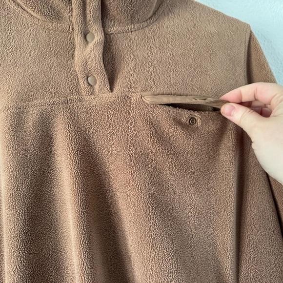 Midweight Snap Fleece Pullover Medium Brown Gorpcore Hygge 32 Degrees Heat - Picture 8 of 16